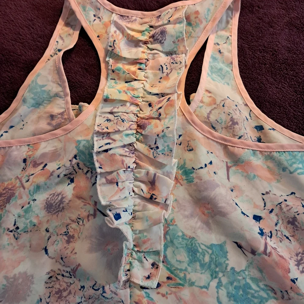 Candie's Ruffle Tank - Picture 4 of 4